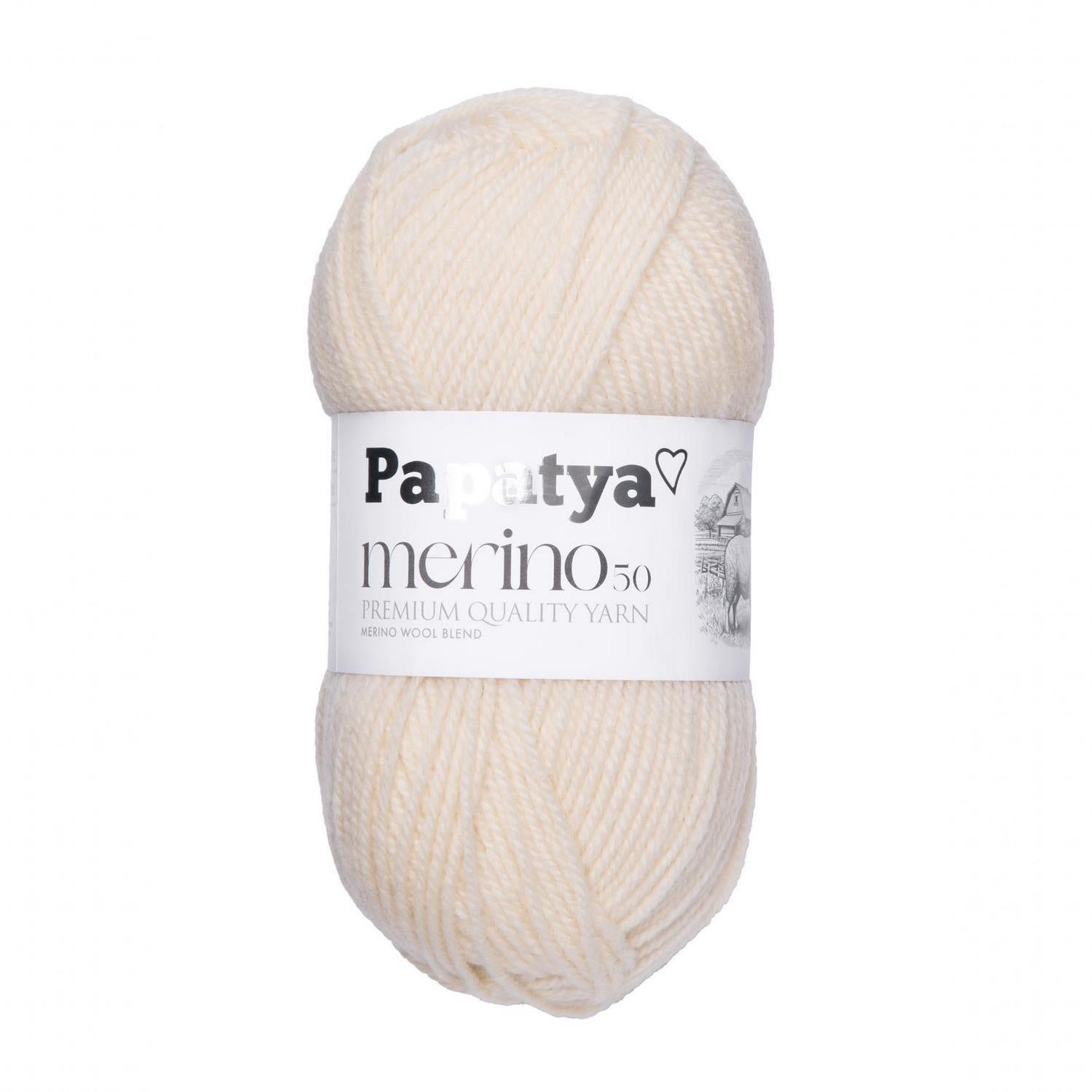 Włóczka - Papatya - Merino 50 - kol.1930